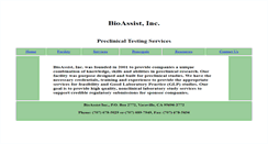 Desktop Screenshot of bioassistinc.com